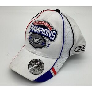 Vintage Philadelphia Eagles NFL 2004 Conference Champions Hat Reebok Strap Back